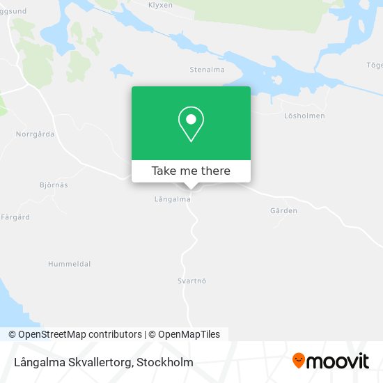 Långalma Skvallertorg map