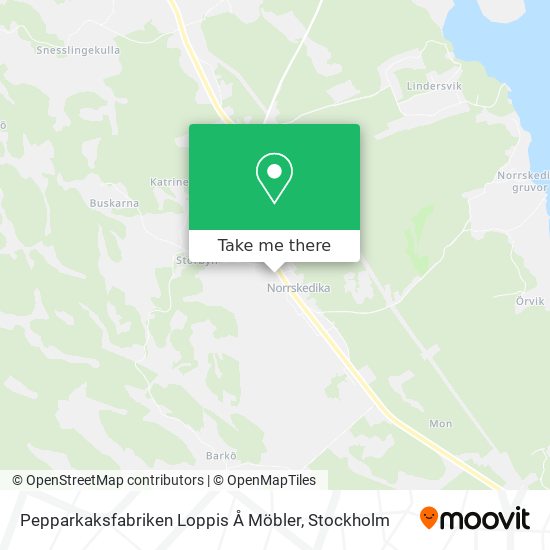 Pepparkaksfabriken Loppis Å Möbler map