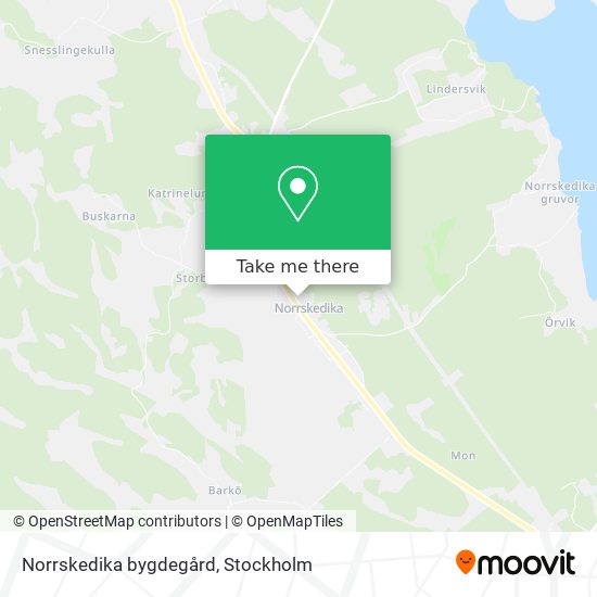 Norrskedika bygdegård map