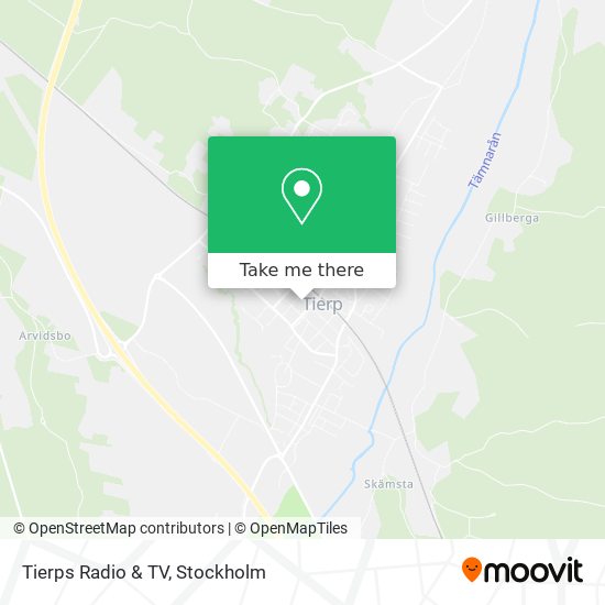 Tierps Radio & TV map
