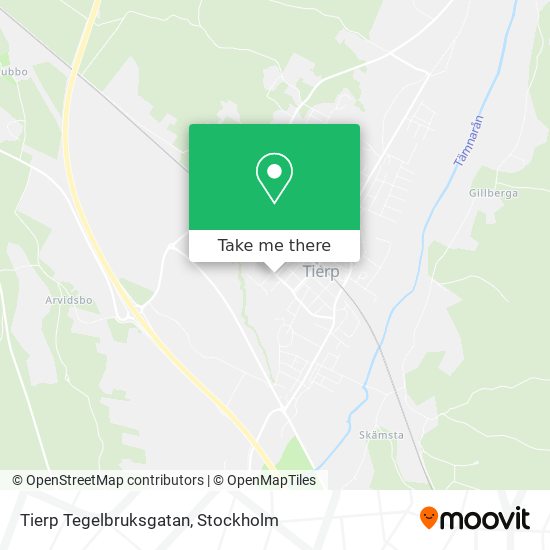 Tierp Tegelbruksgatan map