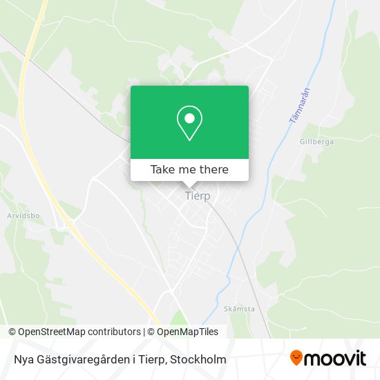 Nya Gästgivaregården i Tierp map