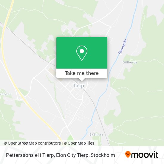 Petterssons el i Tierp, Elon City Tierp map