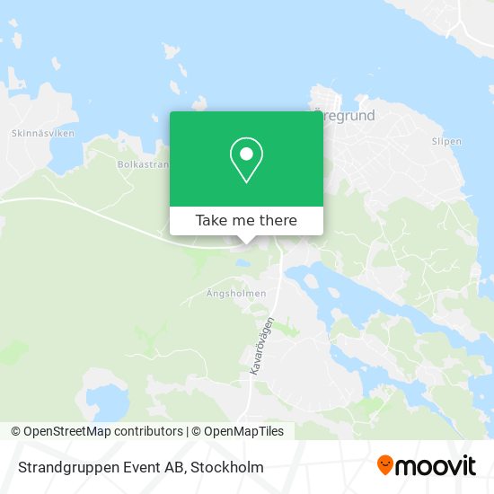 Strandgruppen Event AB map