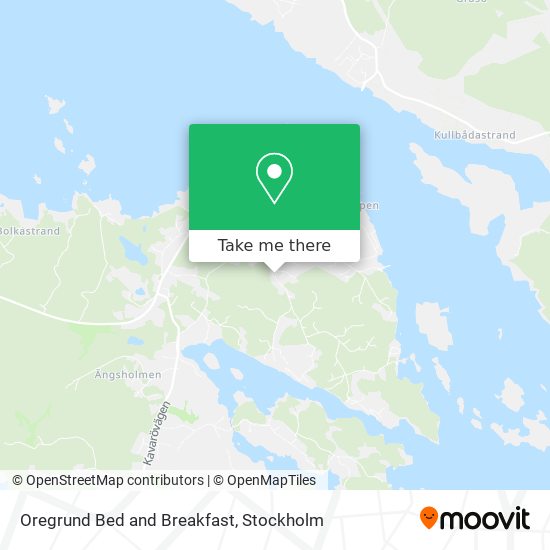 Oregrund Bed and Breakfast map