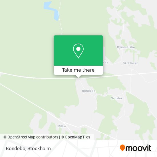 Bondebo map