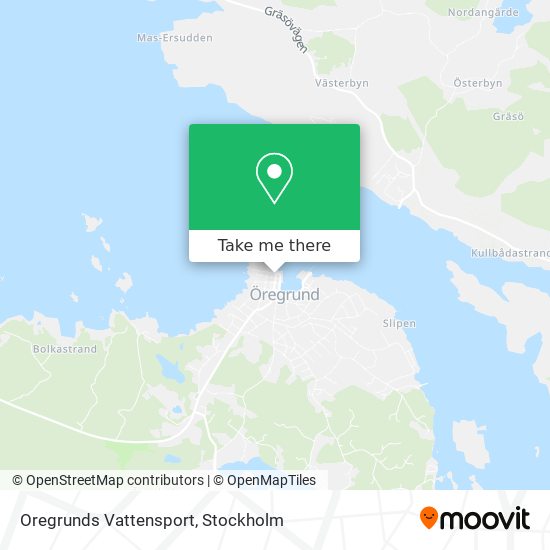 Oregrunds Vattensport map