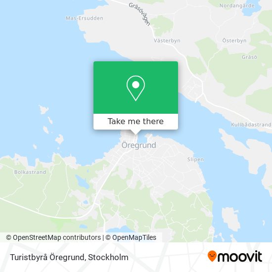 Turistbyrå Öregrund map