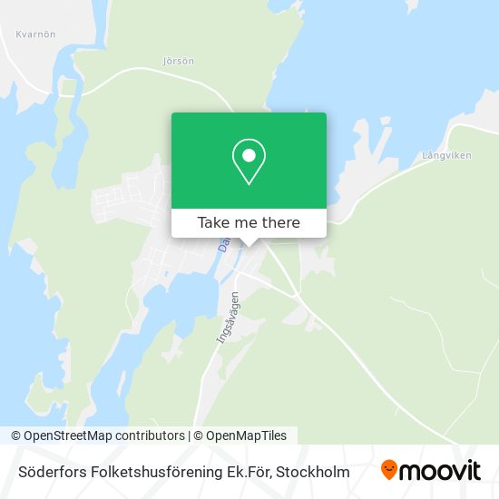 Söderfors Folketshusförening Ek.För map