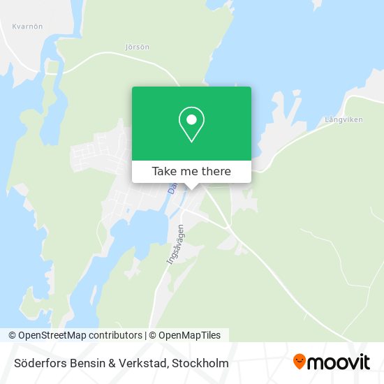 Söderfors Bensin & Verkstad map