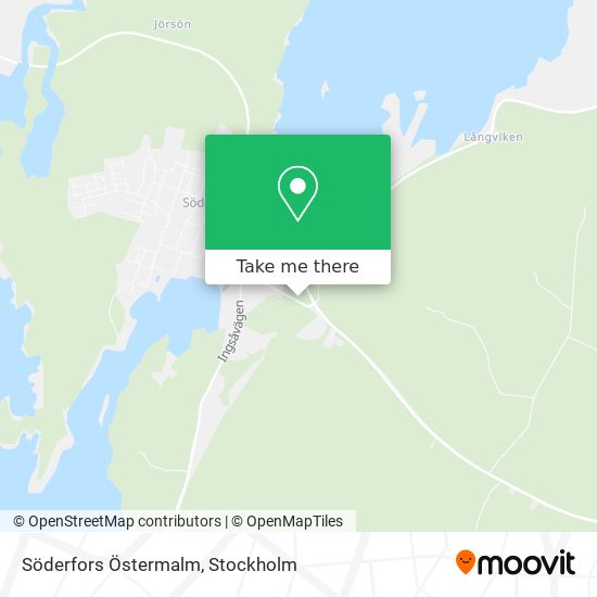 Söderfors Östermalm map