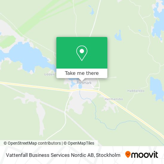 Vattenfall Business Services Nordic AB map