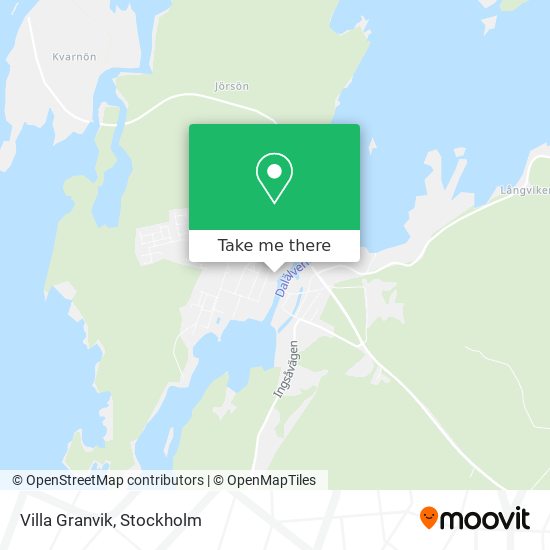 Villa Granvik map