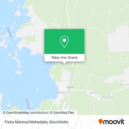Fiske Marma/Mehedeby map