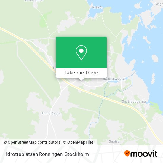 Idrottsplatsen Rönningen map