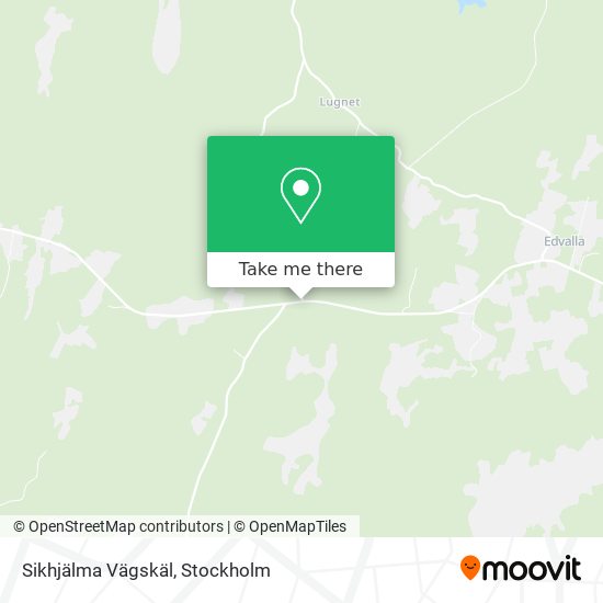 Sikhjälma Vägskäl map