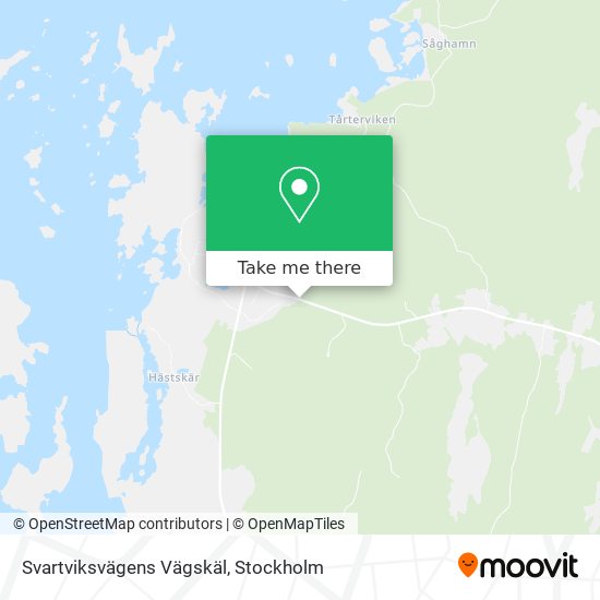 Svartviksvägens Vägskäl map