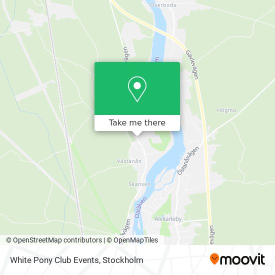 White Pony Club Events map