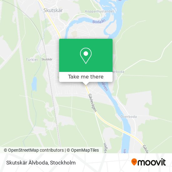 Skutskär Älvboda map