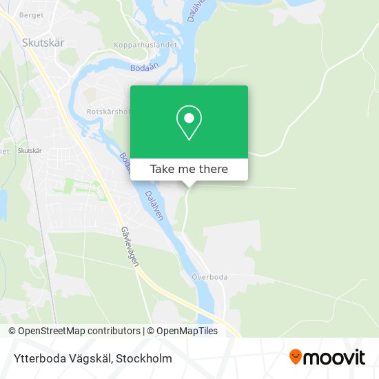 Ytterboda Vägskäl map