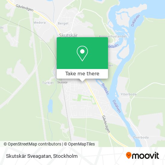 Skutskär Sveagatan map