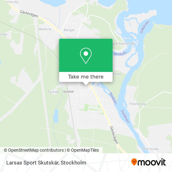 Larsas Sport Skutskär map