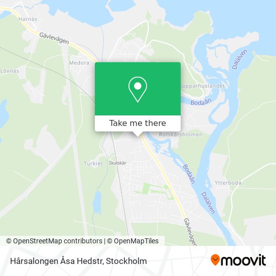 Hårsalongen Åsa Hedstr map