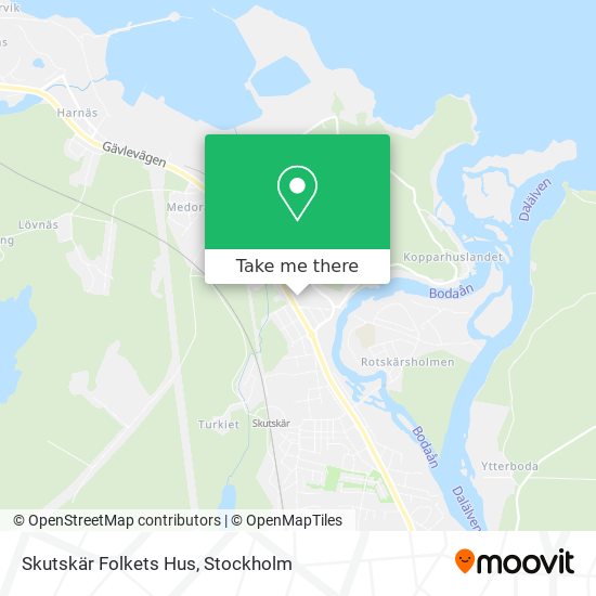 Skutskär Folkets Hus map