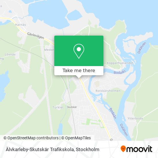 Älvkarleby-Skutskär Trafikskola map