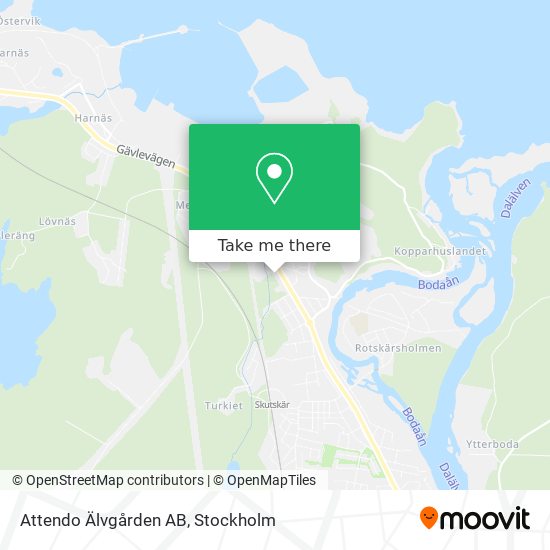 Attendo Älvgården AB map