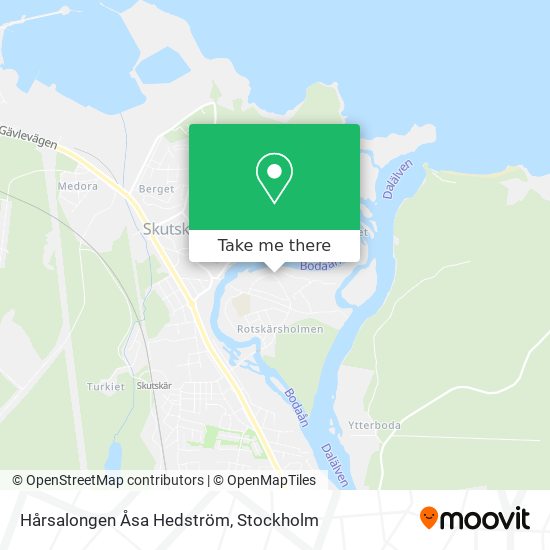 Hårsalongen Åsa Hedström map