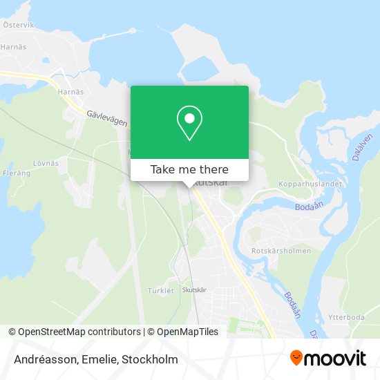 Andréasson, Emelie map