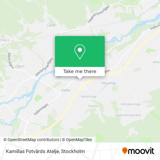 Kamillas Fotvårds Atelje map