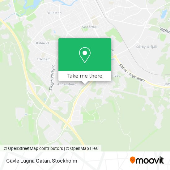 Gävle Lugna Gatan map