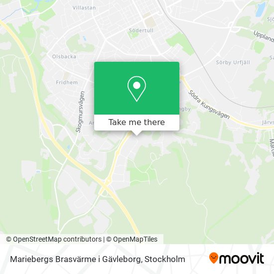 Mariebergs Brasvärme i Gävleborg map