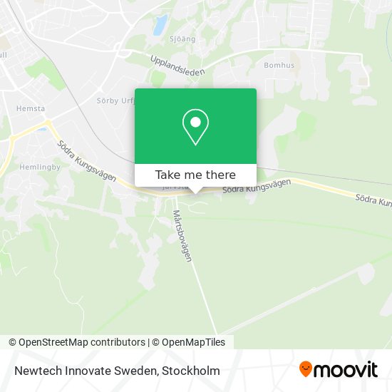 Newtech Innovate Sweden map