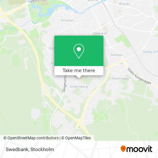 Swedbank map