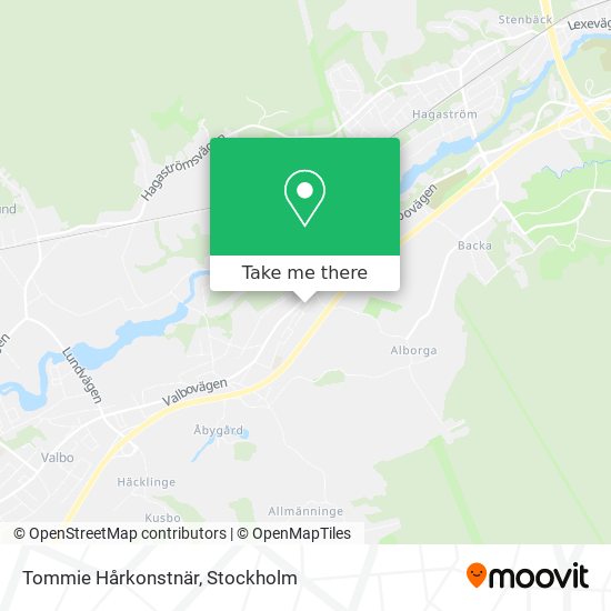 Tommie Hårkonstnär map