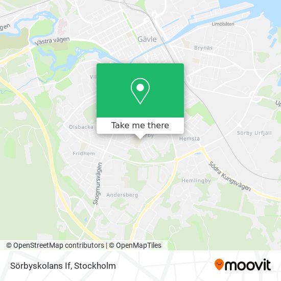 Sörbyskolans If map