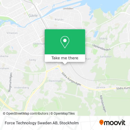 Force Technology Sweden AB map