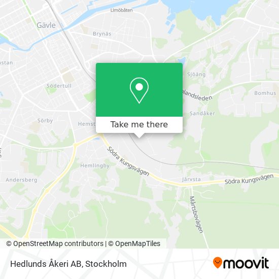 Hedlunds Åkeri AB map