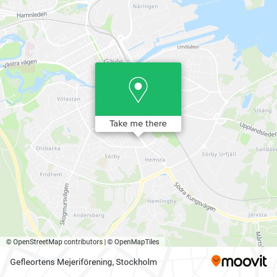 Gefleortens Mejeriförening map