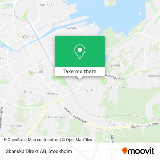 Skanska Direkt AB map