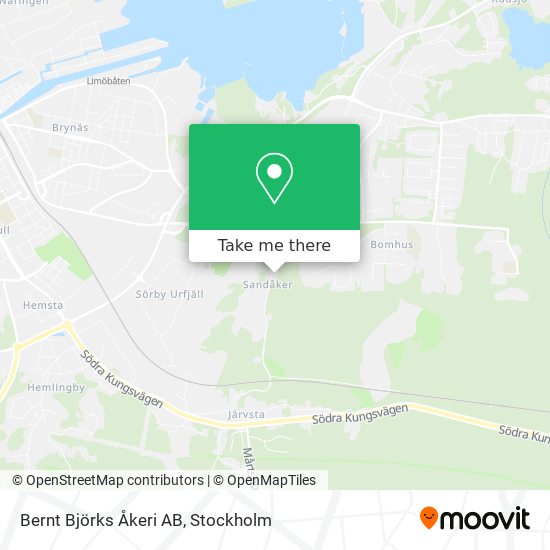 Bernt Björks Åkeri AB map