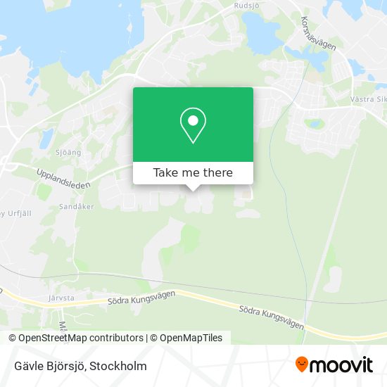 Gävle Björsjö map