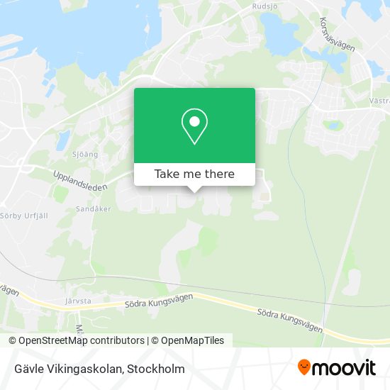 Gävle Vikingaskolan map