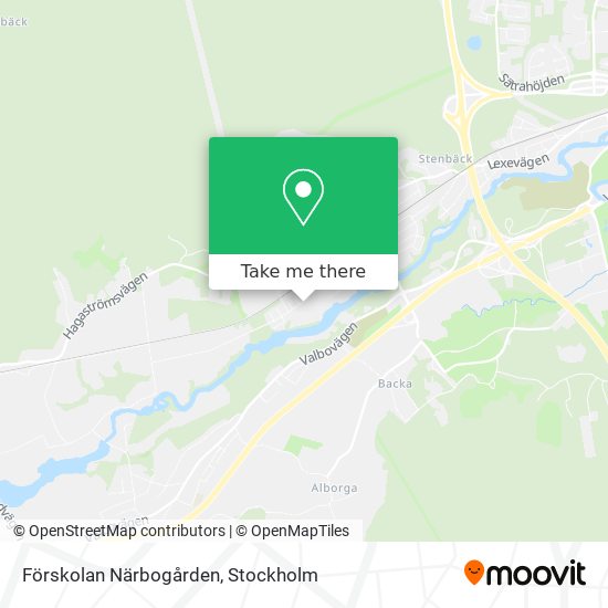 Förskolan Närbogården map