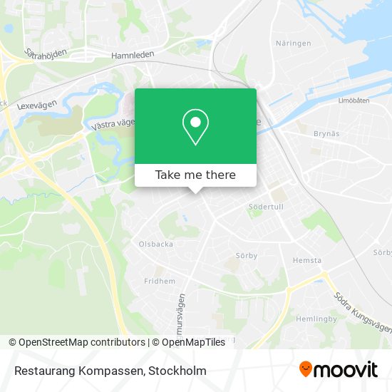 Restaurang Kompassen map