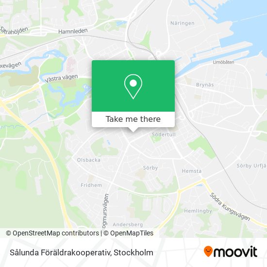 Sålunda Föräldrakooperativ map