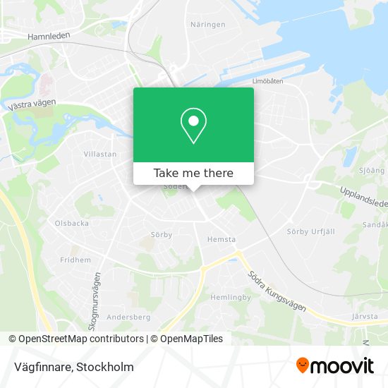 Vägfinnare map